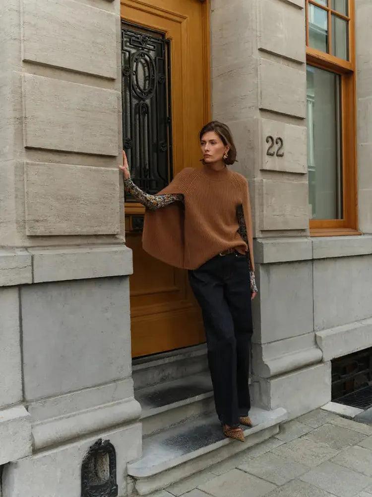 Dante6-Romi Cape Sweater