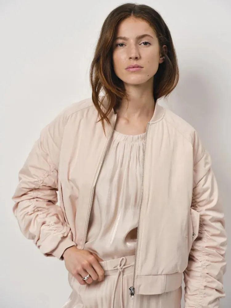 Dante6 Guyton Bomberjacke in Peach Fuzz