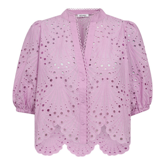 Naya Anglaise Bluse in Orchid von Co’Couture
