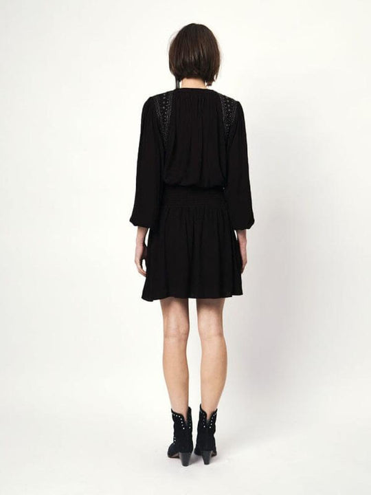 Rock aus Viskose Krepp-Georgette