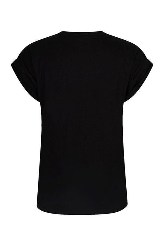 T-Shirt, Alyda in schwarz