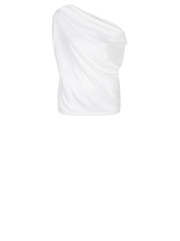 Soroko asymetrisches Top in Butter Creme