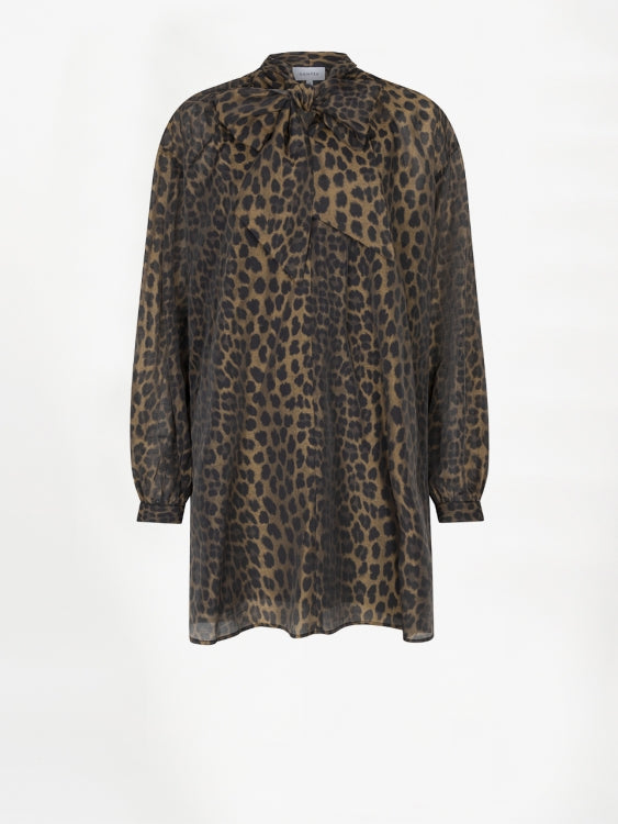 Dante6-Leigh Kleid mit Leopardenmuster