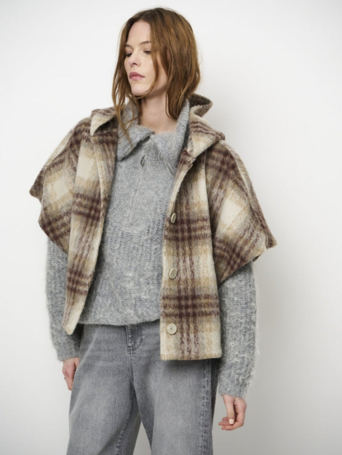 HEIDA Fashion Dante6 Lunetta Cape Coat