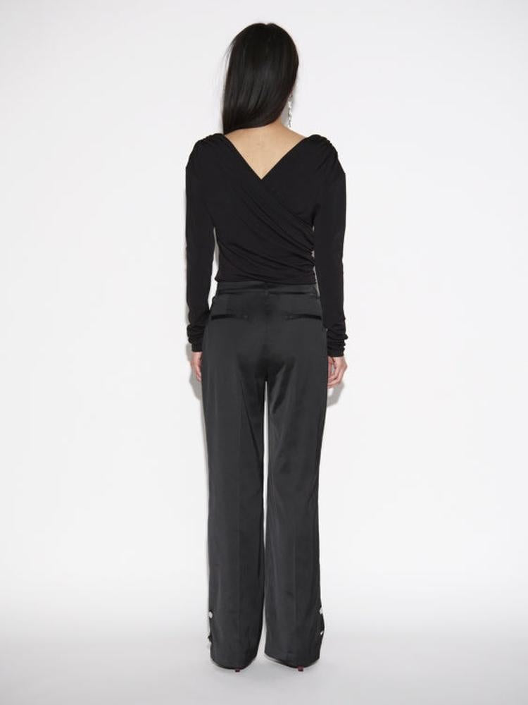 Dante6-Acolin V-Ausschnitt-Top mit Drapierung-Dante6-HEIDA Fashion