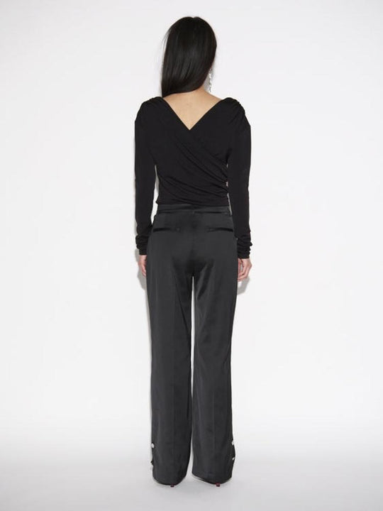 Dante6-Acolin V-Ausschnitt-Top mit Drapierung-Dante6-HEIDA Fashion