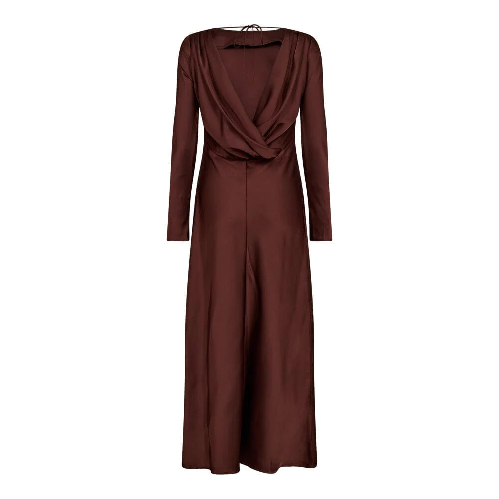 Co´Couture - Safiracc Waterfall Back Maxikleid