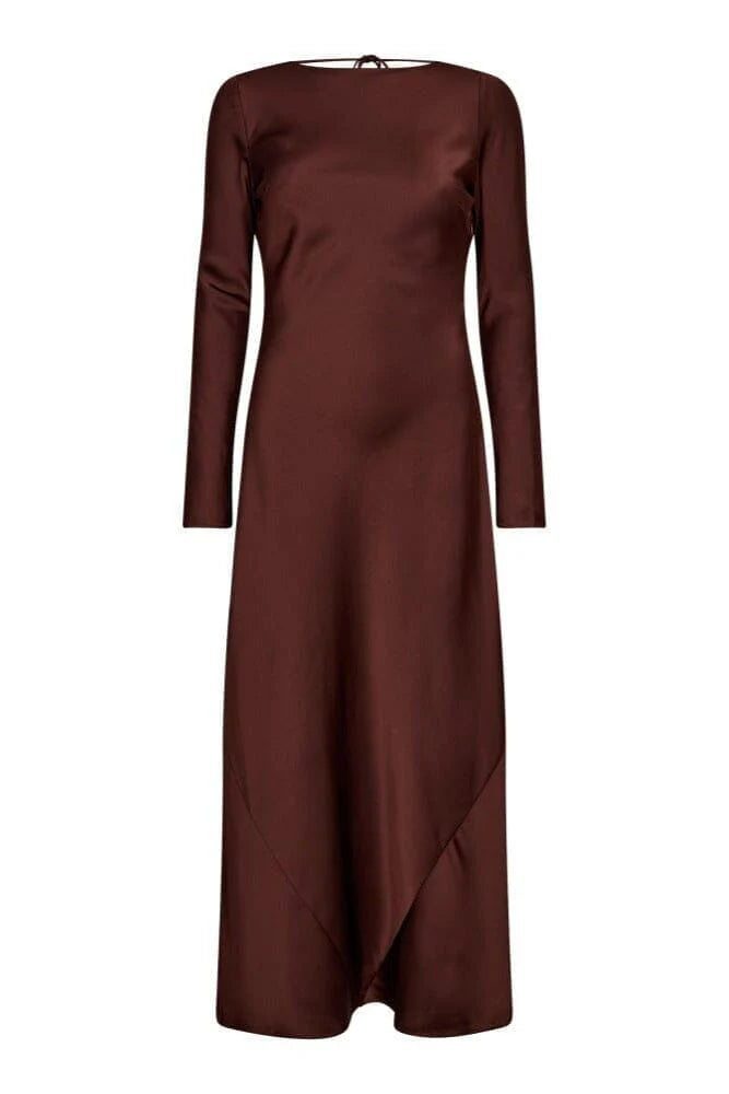 Co´Couture - Safiracc Waterfall Back Maxikleid