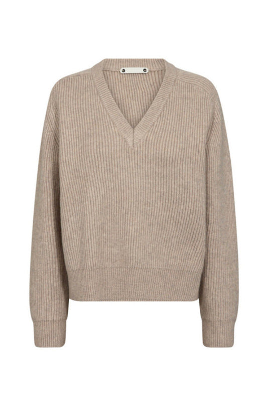 Co’Couture – Wollpullover mit V-Ausschnitt