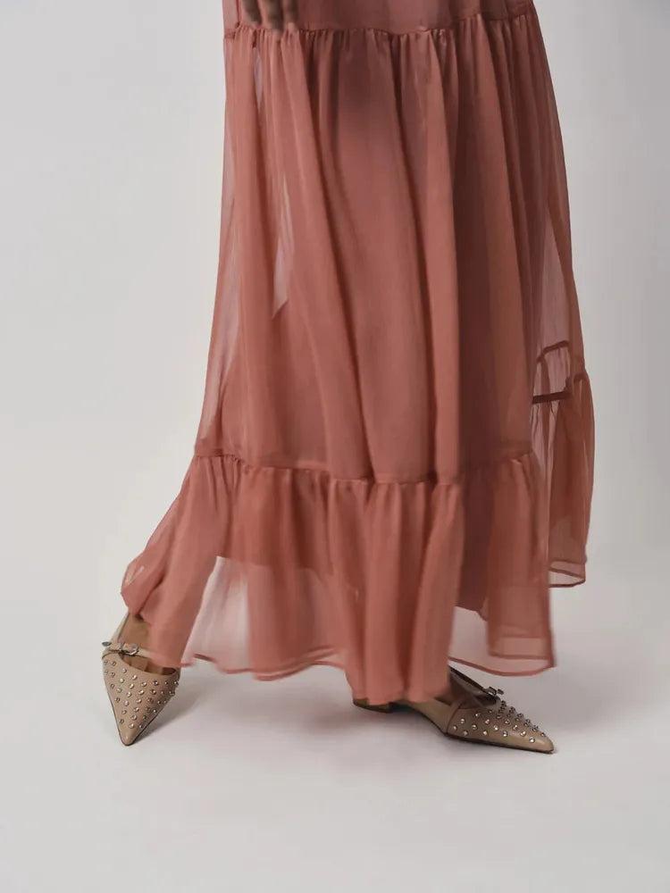 Boho-Maxikleid Xevi in Amber Glow – Dein Must-Have