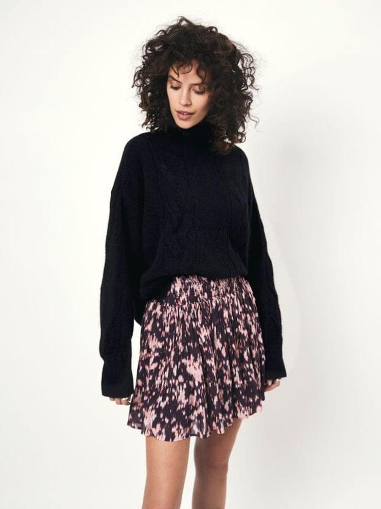 Bunter Rock aus Ecovero Viskose