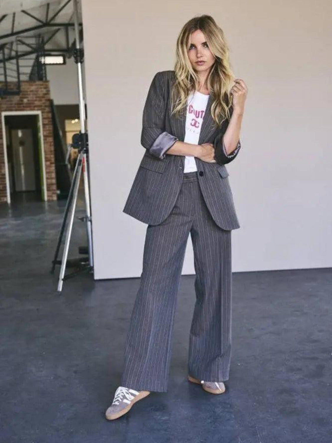 Blazer mit Nadelstreifen von Co'Couture in Oak-Co'couture-HEIDA Fashion