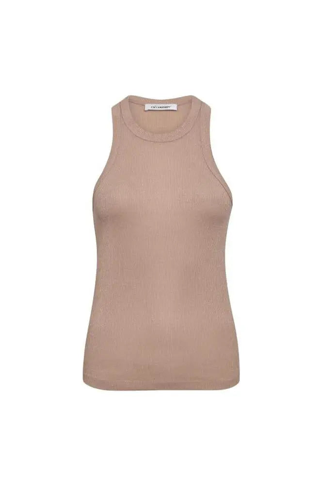Nudefarbenes Tanktop-Co'couture-HEIDA Fashion