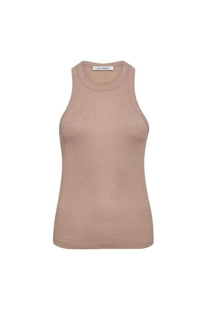 Nudefarbenes Tanktop-Co'couture-HEIDA Fashion