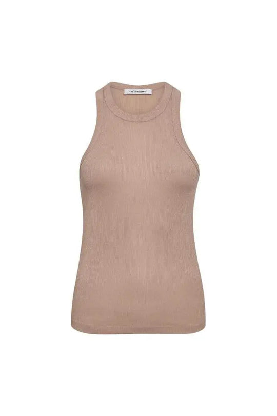 Nudefarbenes Tanktop-Co'couture-HEIDA Fashion