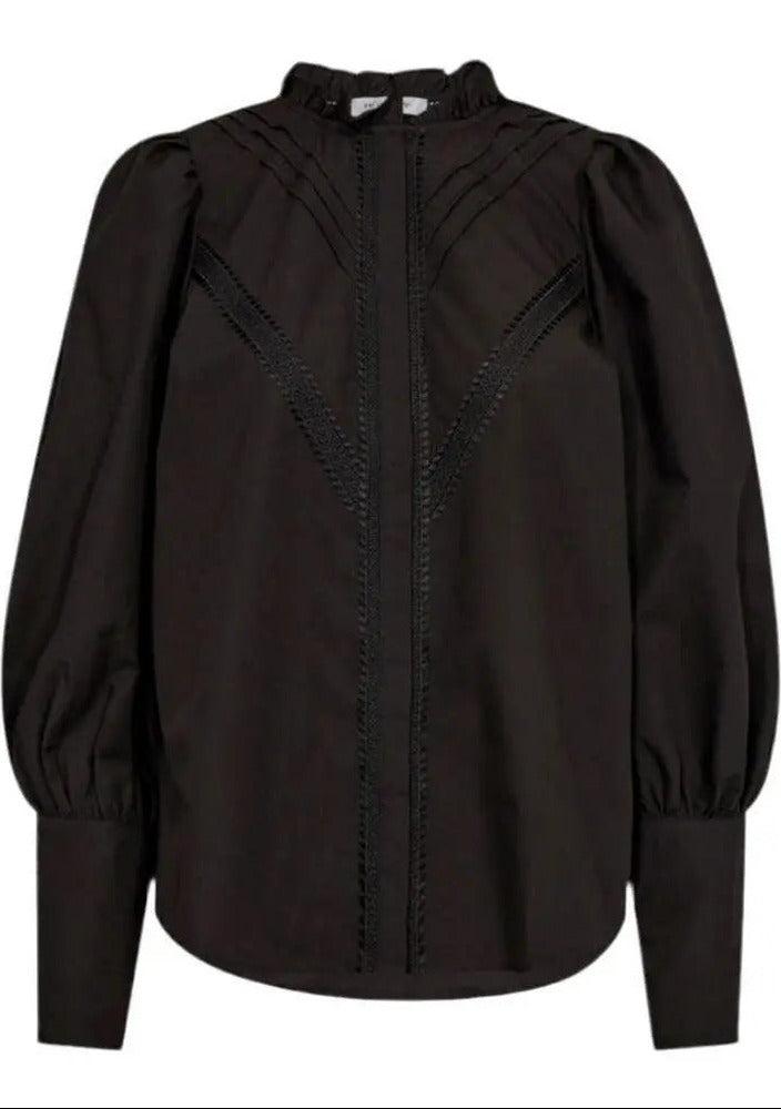 Schwarze Baumwollbluse von Co'couture-Co'couture-HEIDA Fashion