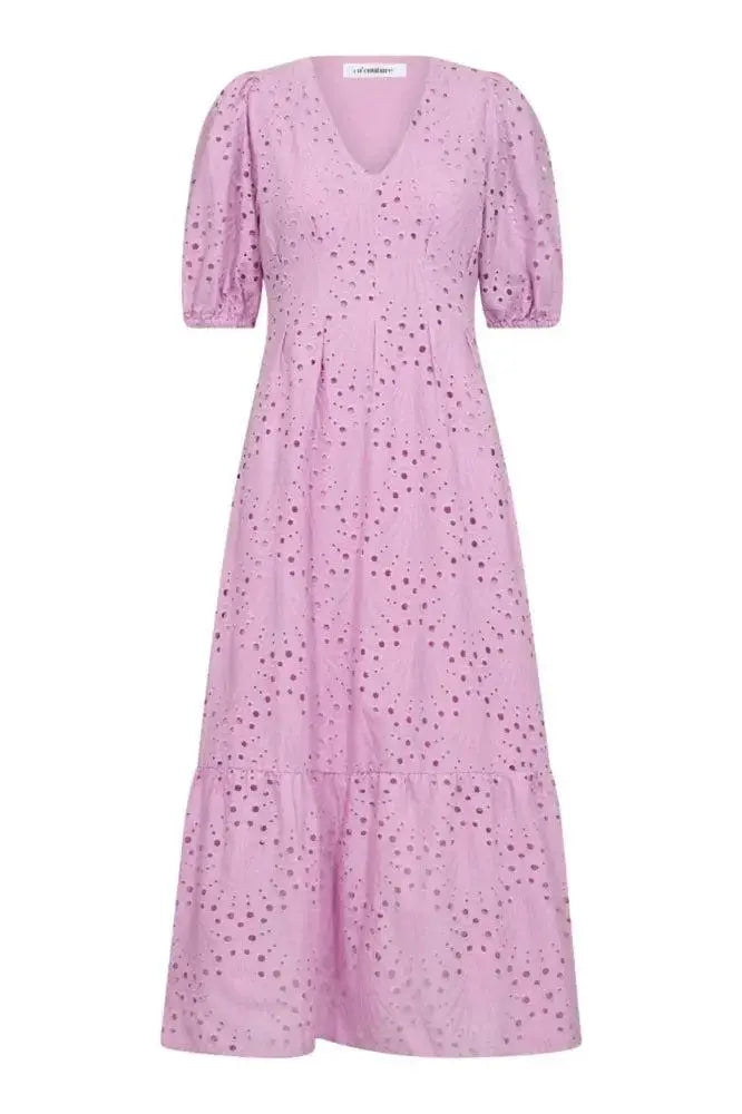 Stilvolles Midikleid in der Farbe Orchid-Co'couture-HEIDA Fashion