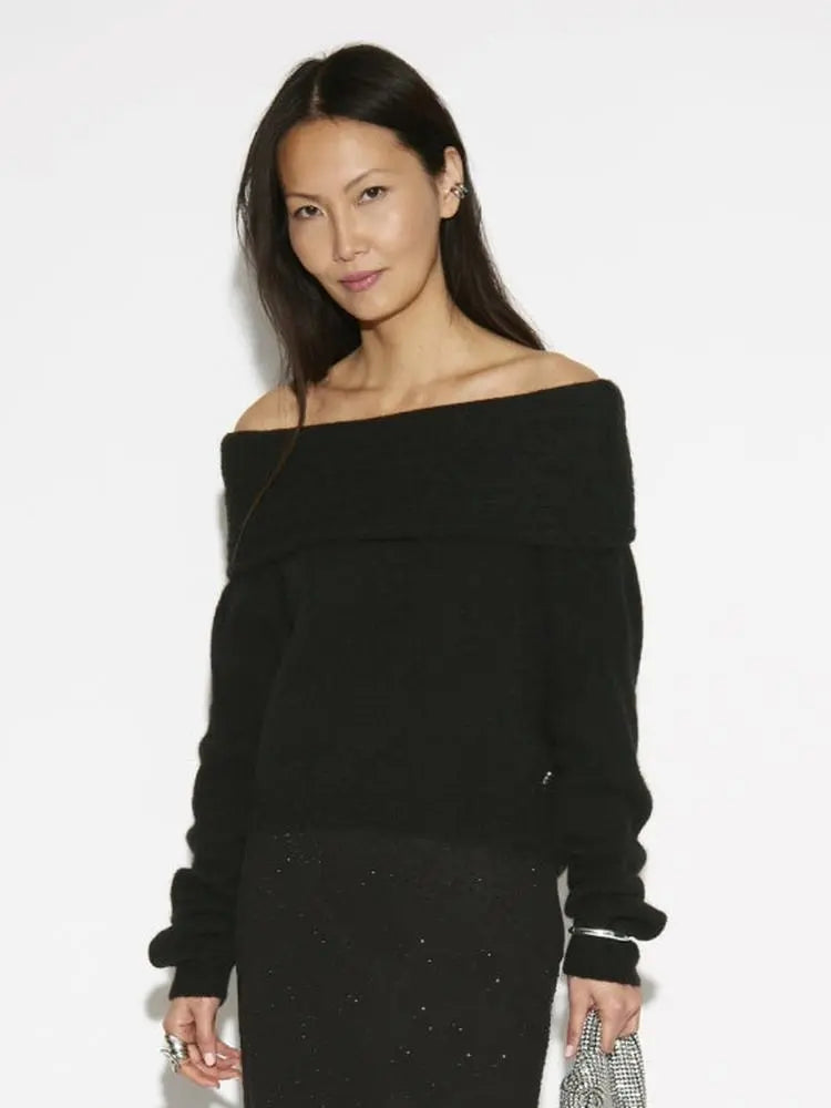 Dante6-Antya Off-Shoulder Pullover-Dante6-HEIDA Fashion
