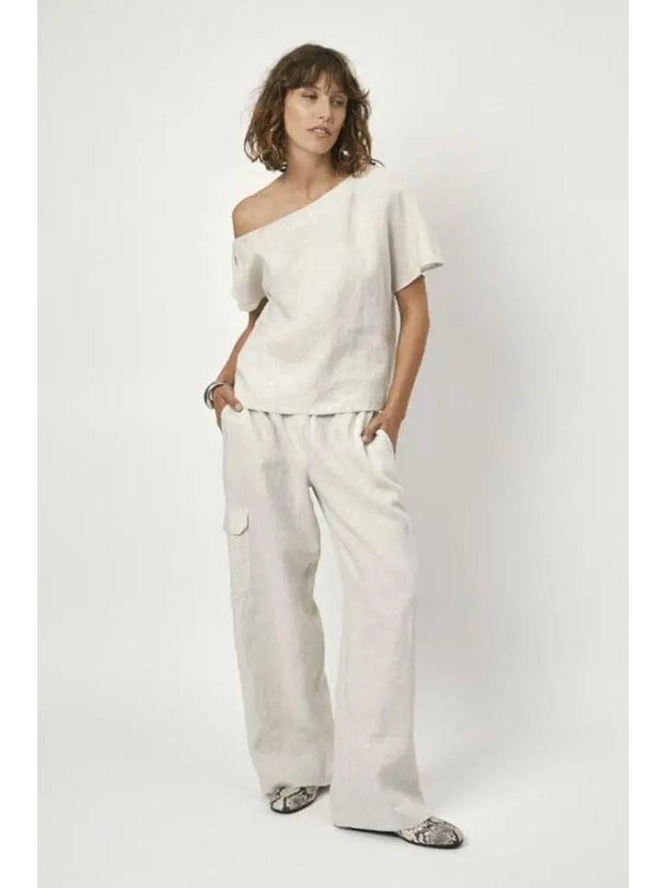 Sommerhose aus Leinen-Dante6-HEIDA Fashion