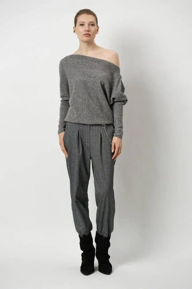 Asymmetrischer Wollpullover (nachhaltig) von Dante 6-Dante6-HEIDA Fashion