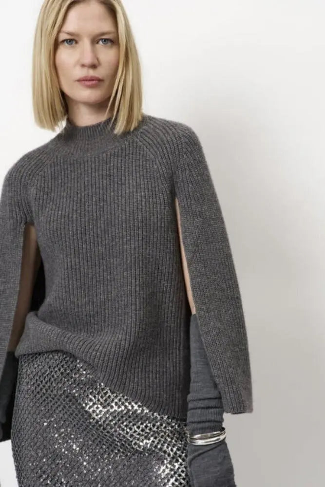 Dante6-Romi Cape Sweater-Dante6-HEIDA Fashion