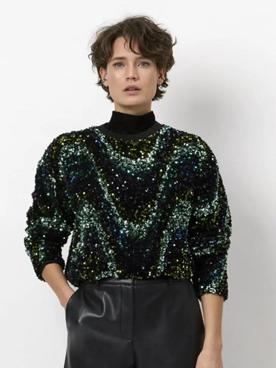 Dante6-Lizy Sequins Top-Dante6-HEIDA Fashion