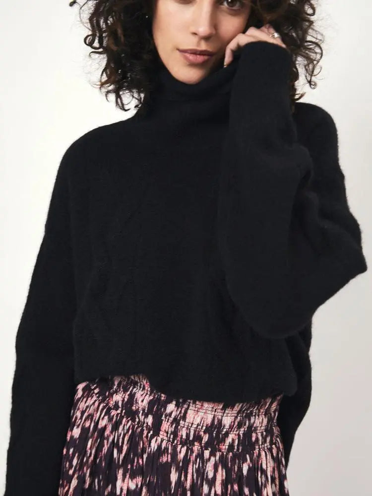 Bunter Rock aus Ecovero Viskose-Dante6-HEIDA Fashion