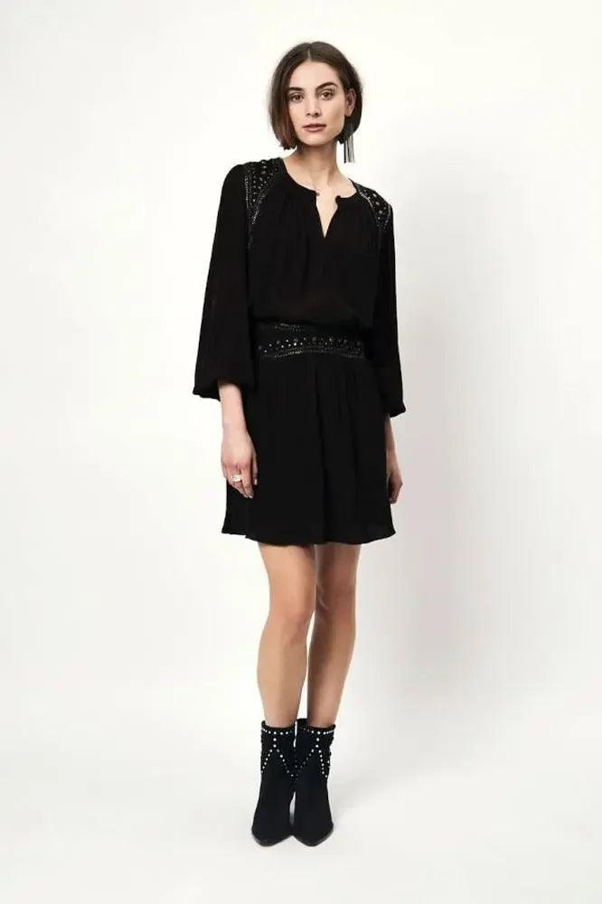 Rock aus Viskose Krepp-Georgette-Dante6-HEIDA Fashion