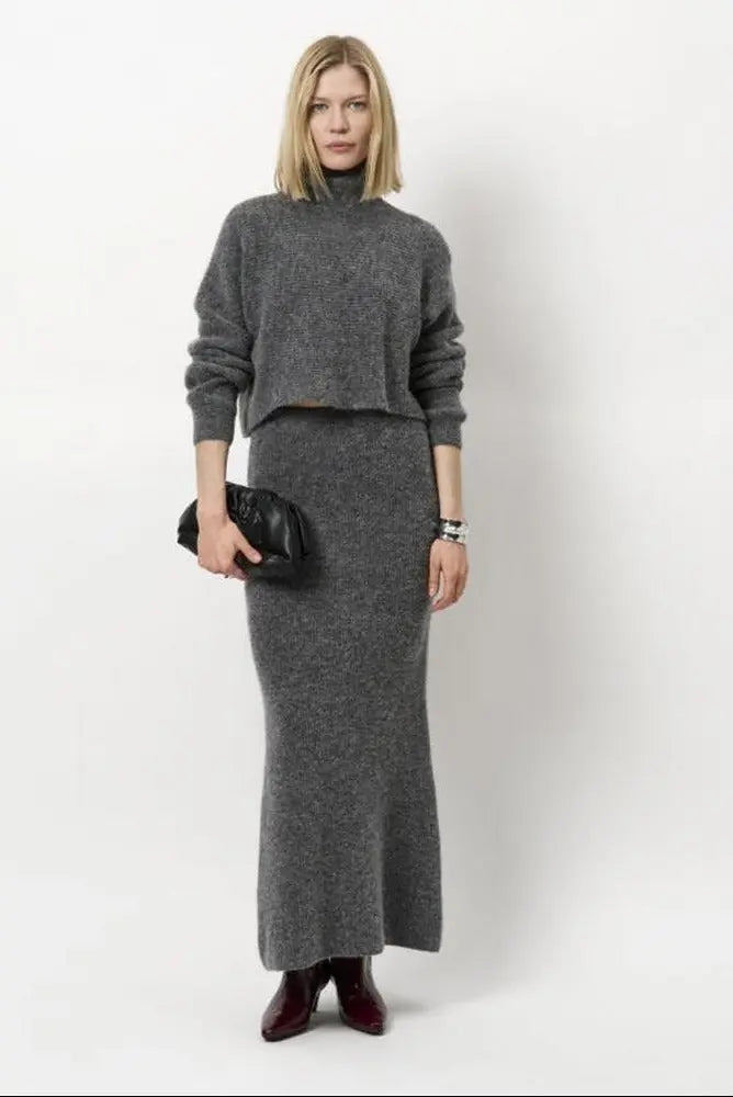 Dante6-Suzy Maxirock aus Strick-Dante6-HEIDA Fashion