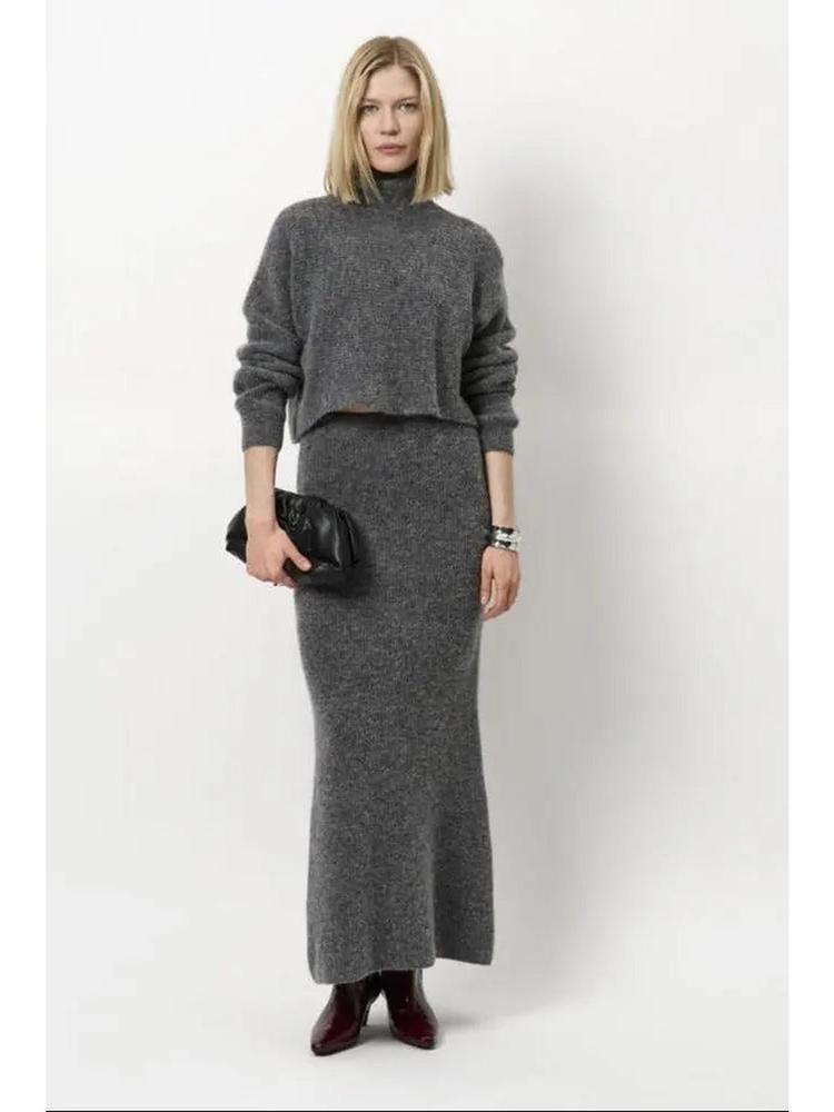 Dante6-Suzy Maxirock aus Strick-Dante6-HEIDA Fashion