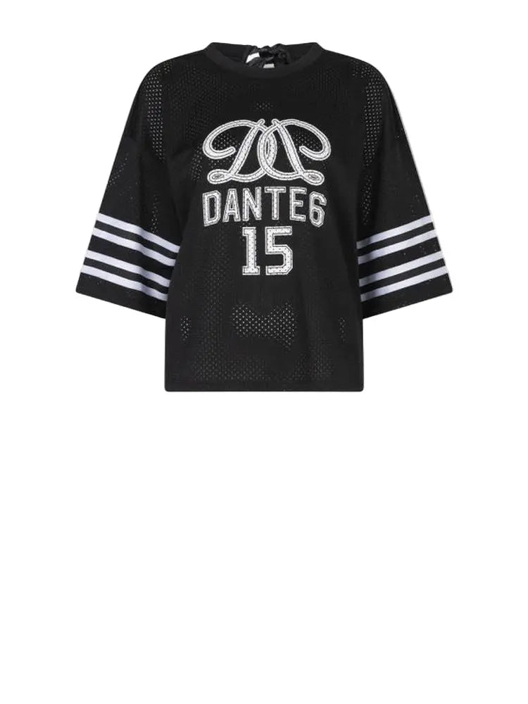 Dante6-Dax oversized Mesh-T-Shirt mit Logo-Dante6-HEIDA Fashion