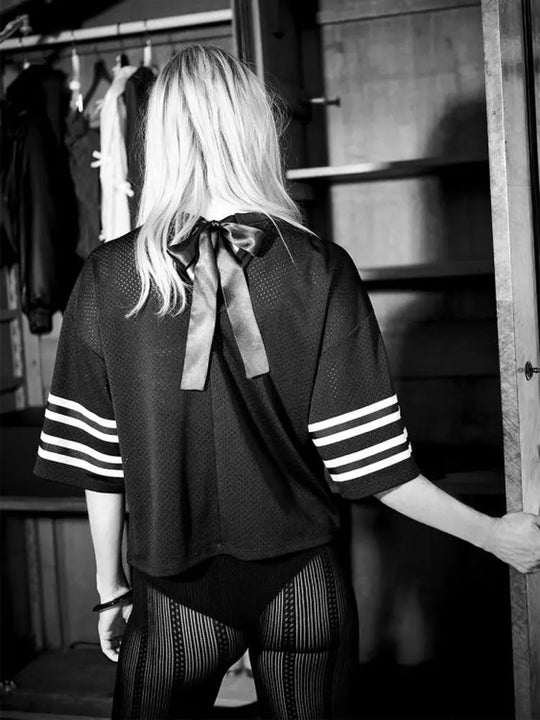 Dante6-Dax oversized Mesh-T-Shirt mit Logo-Dante6-HEIDA Fashion