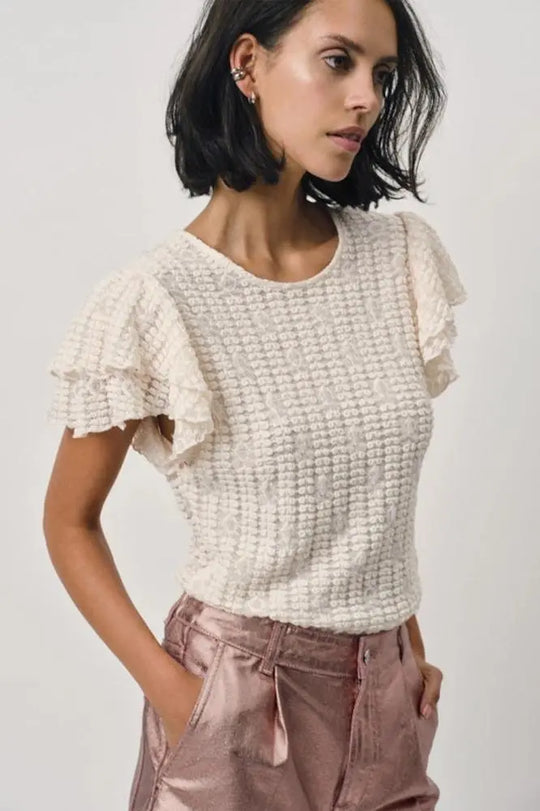 Dante6 Marlowé Top in Butter Cream-Dante6-HEIDA Fashion