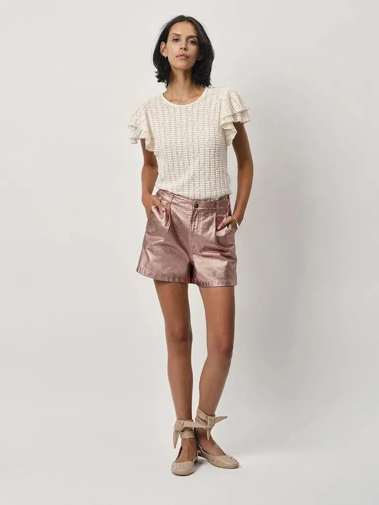 Dante6 Marlowé Top in Butter Cream-Dante6-HEIDA Fashion