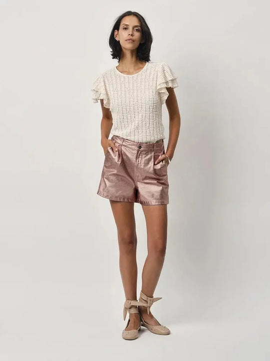 Dante6 Marlowé Top in Butter Cream-Dante6-HEIDA Fashion