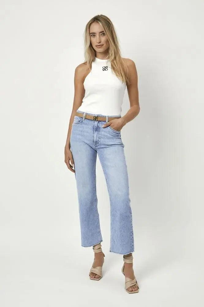 Dante6 weißes Logo-Tanktop-Dante6-HEIDA Fashion