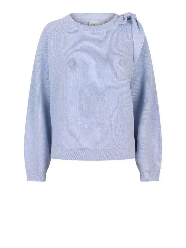 Dante6 Ulyn Cut-Out Bow Sweater in Crystal Blue