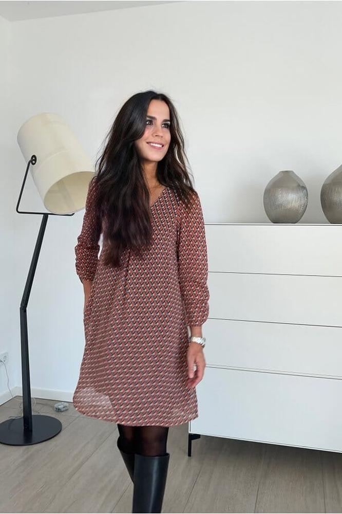 Kurzes Kleid aus Viskose