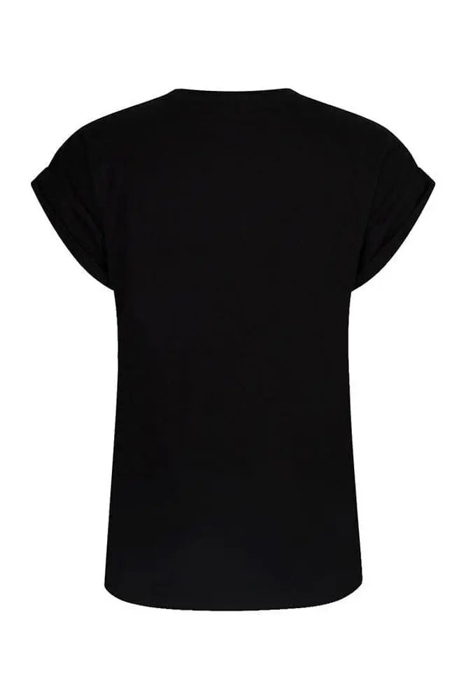 T-Shirt, Alyda in schwarz-Lofty Manner-HEIDA Fashion