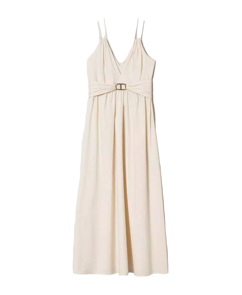 Maxikleid aus Baumwollpopeline