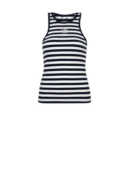 Monogram Tanktop – Stilvolles Must-have mit gesticktem Logo