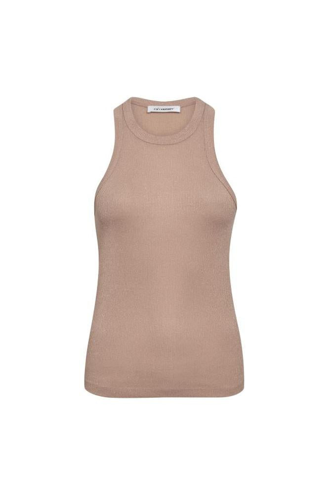 Nudefarbenes Tanktop