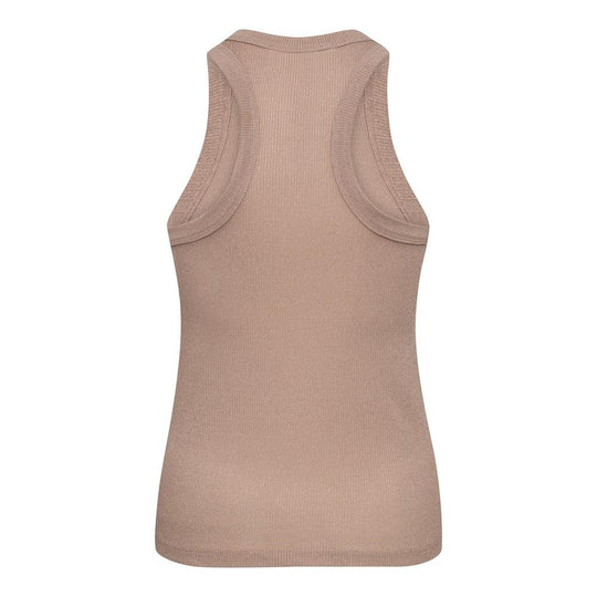 Nudefarbenes Tanktop