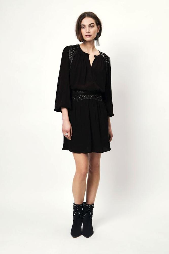 Rock aus Viskose Krepp-Georgette