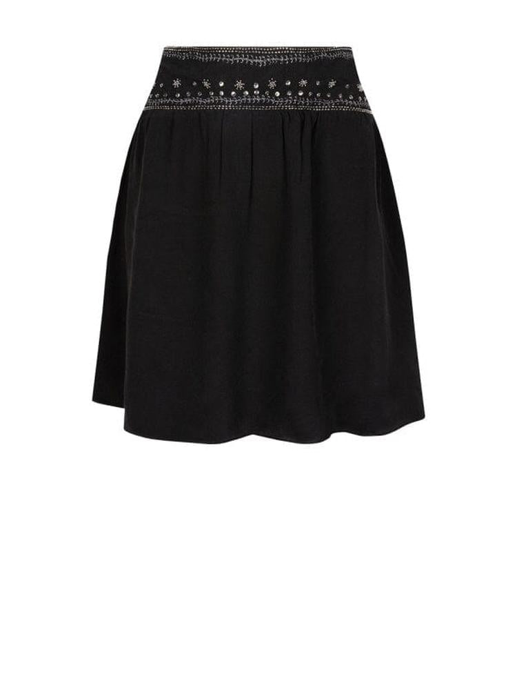 Rock aus Viskose Krepp-Georgette