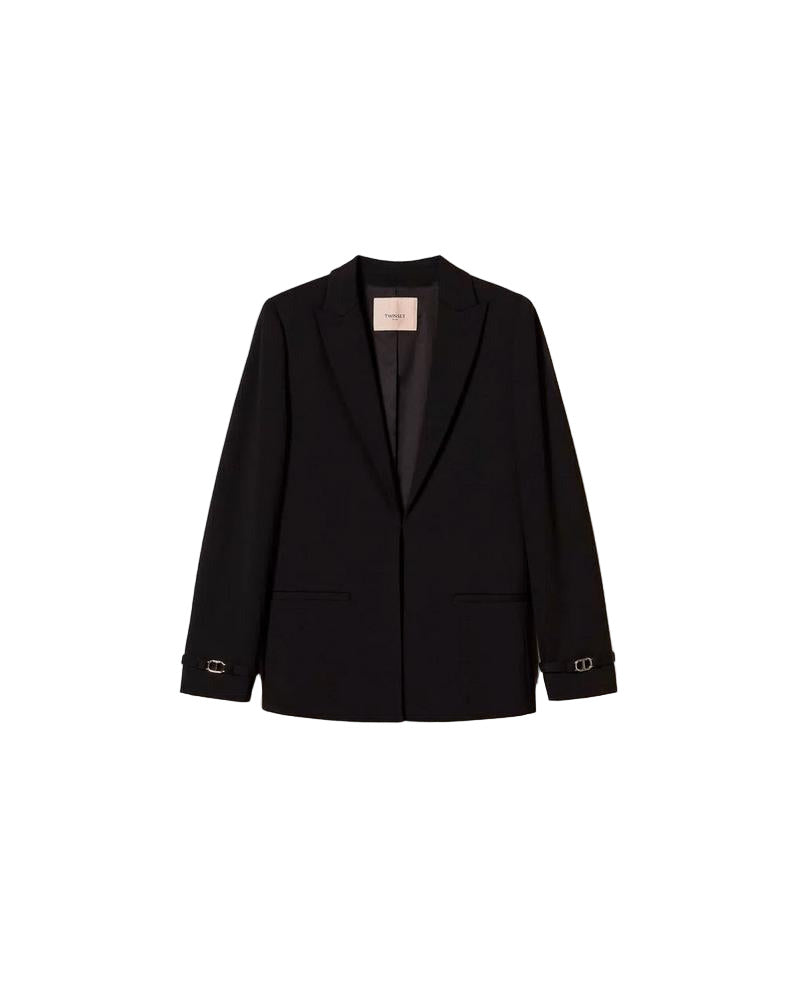 Eleganter Blazer aus Milano-Strick von TWINSET