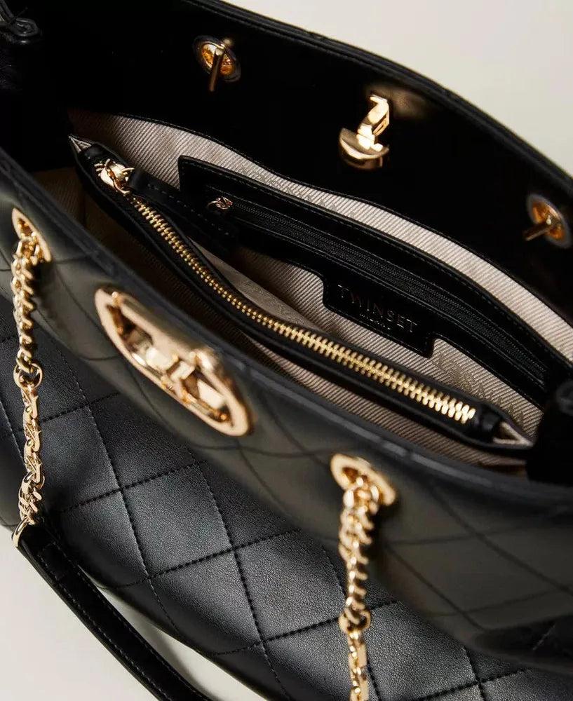 Shopper aus Kalbsglattlederimitat von TWINSET