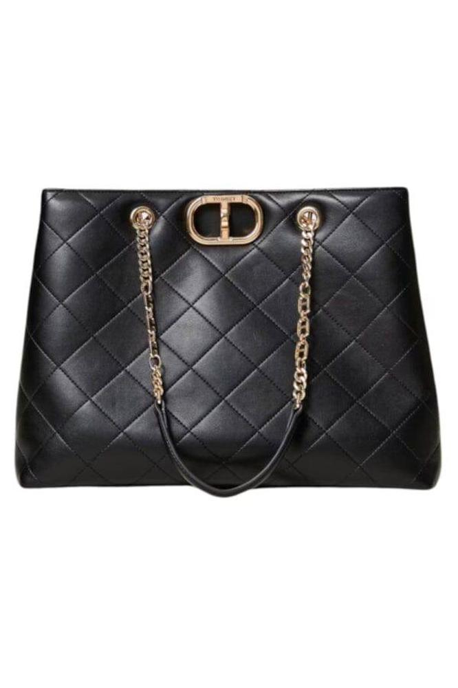 Shopper aus Kalbsglattlederimitat von TWINSET