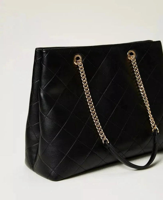 Shopper aus Kalbsglattlederimitat von TWINSET