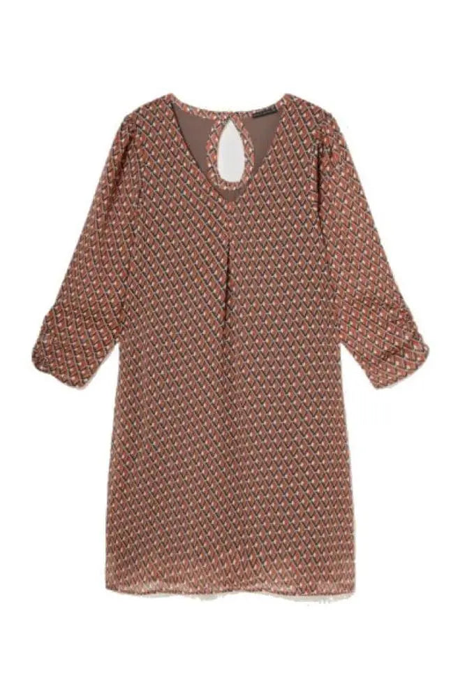 Kurzes Kleid aus Viskose-Skatie Brand-HEIDA Fashion